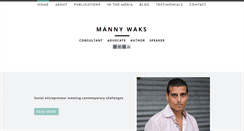 Desktop Screenshot of mannywaks.com